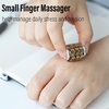 image:imageFREELOVE Chain Gear Little Ouchies Pain Fidget Spinner Mini Small Stim Spiky Grippie Metal Roller Stress Relief Massager Quiet Spin Fidget Toys for Adults 4Gears Silver3gears Stacking Silver
