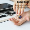 image:imageFREELOVE Chain Gear Little Ouchies Pain Fidget Spinner Mini Small Stim Spiky Grippie Metal Roller Stress Relief Massager Quiet Spin Fidget Toys for Adults 4Gears Silver3gears Stacking Rainbow