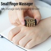 image:imageFREELOVE Chain Gear Little Ouchies Pain Fidget Spinner Mini Small Stim Spiky Grippie Metal Roller Stress Relief Massager Quiet Spin Fidget Toys for Adults 4Gears Silver4gears Stacking Black