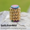 image:imageFREELOVE Chain Gear Little Ouchies Pain Fidget Spinner Mini Small Stim Spiky Grippie Metal Roller Stress Relief Massager Quiet Spin Fidget Toys for Adults 4Gears Silver4gears Stacking Rainbow