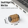 image:imageFREELOVE Chain Gear Little Ouchies Pain Fidget Spinner Mini Small Stim Spiky Grippie Metal Roller Stress Relief Massager Quiet Spin Fidget Toys for Adults 4Gears Silver4gears Stacking Black