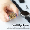 image:imageFREELOVE Chain Gear Little Ouchies Pain Fidget Spinner Mini Small Stim Spiky Grippie Metal Roller Stress Relief Massager Quiet Spin Fidget Toys for Adults 4Gears Silver4gears Stacking Rainbow