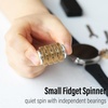 image:imageFREELOVE Chain Gear Little Ouchies Pain Fidget Spinner Mini Small Stim Spiky Grippie Metal Roller Stress Relief Massager Quiet Spin Fidget Toys for Adults 4Gears Silver4gears Stacking Silver