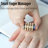 image:imageFREELOVE Chain Gear Little Ouchies Pain Fidget Spinner Mini Small Stim Spiky Grippie Metal Roller Stress Relief Massager Quiet Spin Fidget Toys for Adults 4Gears Silver4gears Stacking Rainbow