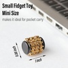 image:imageFREELOVE Chain Gear Little Ouchies Pain Fidget Spinner Mini Small Stim Spiky Grippie Metal Roller Stress Relief Massager Quiet Spin Fidget Toys for Adults 4Gears Silver3gears Stacking Black