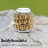 image:imageFREELOVE Chain Gear Little Ouchies Pain Fidget Spinner Mini Small Stim Spiky Grippie Metal Roller Stress Relief Massager Quiet Spin Fidget Toys for Adults 4Gears Silver3gears Stacking Silver