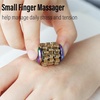 image:imageFREELOVE Chain Gear Little Ouchies Pain Fidget Spinner Mini Small Stim Spiky Grippie Metal Roller Stress Relief Massager Quiet Spin Fidget Toys for Adults 4Gears Silver3gears Stacking Rainbow