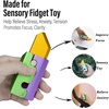 image:imageFREELOVE Fidget Knife Toys for Adults Metal Heavy Sturdy Finger Slider Gravity Slide Figette Block Inertia Flipping Pocket EDC for Men Teens Anxiety Fun Cool CarrotAluminum Carrot