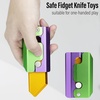 image:imageFREELOVE Fidget Knife Toys for Adults Metal Heavy Sturdy Finger Slider Gravity Slide Figette Block Inertia Flipping Pocket EDC for Men Teens Anxiety Fun Cool CarrotAluminum Carrot