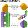 image:imageFREELOVE Fidget Knife Toys for Adults Metal Heavy Sturdy Finger Slider Gravity Slide Figette Block Inertia Flipping Pocket EDC for Men Teens Anxiety Fun Cool CarrotAluminum Carrot