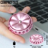 image:imageFREELOVE Flower Design Metal Fidget Spinners for Adults Premium Silent Bearing DIY Expand to Wind Chime Coin Desktop Spinning Top Ratchet Slider Toy Stainless Steel GoldPink