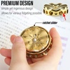 image:imageFREELOVE Flower Design Metal Fidget Spinners for Adults Premium Silent Bearing DIY Expand to Wind Chime Coin Desktop Spinning Top Ratchet Slider Toy Stainless Steel GoldGold