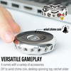 image:imageFREELOVE Flower Design Metal Fidget Spinners for Adults Premium Silent Bearing DIY Expand to Wind Chime Coin Desktop Spinning Top Ratchet Slider Toy Stainless Steel GoldMirror Silver