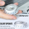 image:imageFREELOVE Flower Design Metal Fidget Spinners for Adults Premium Silent Bearing DIY Expand to Wind Chime Coin Desktop Spinning Top Ratchet Slider Toy Stainless Steel GoldSilver
