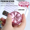 image:imageFREELOVE Flower Design Metal Fidget Spinners for Adults Premium Silent Bearing DIY Expand to Wind Chime Coin Desktop Spinning Top Ratchet Slider Toy Stainless Steel GoldPink