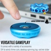 image:imageFREELOVE Flower Design Metal Fidget Spinners for Adults Premium Silent Bearing DIY Expand to Wind Chime Coin Desktop Spinning Top Ratchet Slider Toy Stainless Steel GoldBlue