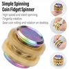 image:imageFREELOVE Gear Metal Fidget Spinner Toys for Adults Small Mini Tiny Pockget Figette Bike Chain Copper Brass Hands Gyro Quiet Silent Cool Cube for Anxiety Men Gears Stacked Scepter Silver2 Gears Stacking Rainbow