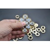 image:imageFREELOVE Gear Metal Fidget Spinner Toys for Adults Small Mini Tiny Pockget Figette Bike Chain Copper Brass Hands Gyro Quiet Silent Cool Cube for Anxiety Men Gears Stacked Scepter Silver9 Gears Linkage Silver