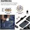 image:imageFREELOVE Gear Metal Fidget Spinner Toys for Adults Small Mini Tiny Pockget Figette Bike Chain Copper Brass Hands Gyro Quiet Silent Cool Cube for Anxiety Men Wheel 10 Gears Linkage BlackBrassColorful