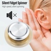 image:imageFREELOVE Gear Metal Fidget Spinner Toys for Adults Small Mini Tiny Pockget Figette Bike Chain Copper Brass Hands Gyro Quiet Silent Cool Cube for Anxiety Men Wheel 10 Gears Linkage BlackBrassColorful