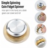 image:imageFREELOVE Gear Metal Fidget Spinner Toys for Adults Small Mini Tiny Pockget Figette Bike Chain Copper Brass Hands Gyro Quiet Silent Cool Cube for Anxiety Men Gears Stacked Scepter Silver1 Gear Silver