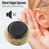 image:imageFREELOVE Gear Metal Fidget Spinner Toys for Adults Small Mini Tiny Pockget Figette Bike Chain Copper Brass Hands Gyro Quiet Silent Cool Cube for Anxiety Men Wheel 10 Gears Linkage BlackBrass1 Gear Black