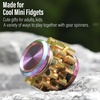 image:imageFREELOVE Gear Metal Fidget Spinner Toys for Adults Small Mini Tiny Pockget Figette Bike Chain Copper Brass Hands Gyro Quiet Silent Cool Cube for Anxiety Men Gears Stacked Scepter Silver2 Gears Stacking Rainbow
