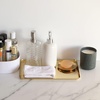 image:imageFREELOVE Metal Decorative Tray Catchall Trays for Candle Tools Napkin Holder Perfume Jewelry Organizer Makeup Trinket Dish Dresser Vanity Counter Coffee Table Decor Mirror Gold 8X8Mirror Gold