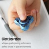 image:imageFREELOVE Metal Fidget Spinner Brass Heavy Long Spinning Toys Cool Silent Small Mini 2nd Fox Figette Spiner for Adults Men Anxiety Quiet Bearing Relief Brass1st Fox Titanium Alloy Blue Space