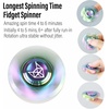 image:imageFREELOVE Metal Fidget Spinner Brass Heavy Long Spinning Toys Cool Silent Small Mini 2nd Fox Figette Spiner for Adults Men Anxiety Quiet Bearing Relief Brass1st Fox Stainless Steel Mirror Rainbow
