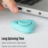 image:imageFREELOVE Metal Fidget Spinner Brass Heavy Long Spinning Toys Cool Silent Small Mini 2nd Fox Figette Spiner for Adults Men Anxiety Quiet Bearing Relief Brass1st Fox Ceramic Plated Blue
