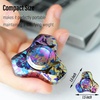 image:imageFREELOVE Metal Fidget Spinner Brass Heavy Long Spinning Toys Cool Silent Small Mini 2nd Fox Figette Spiner for Adults Men Anxiety Quiet Bearing Relief Brass1st Fox Titanium Alloy Splashed Ink