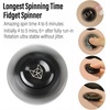 image:imageFREELOVE Metal Fidget Spinner Brass Heavy Long Spinning Toys Cool Silent Small Mini 2nd Fox Figette Spiner for Adults Men Anxiety Quiet Bearing Relief Brass4th Fox Stainless Steel Mirror Black