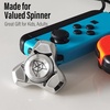 image:imageFREELOVE Metal Fidget Spinner Brass Heavy Long Spinning Toys Cool Silent Small Mini 2nd Fox Figette Spiner for Adults Men Anxiety Quiet Bearing Relief Brass1st Fox Stainless Steel Mirror Silver