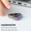 image:imageFREELOVE Metal Fidget Spinner Brass Heavy Long Spinning Toys Cool Silent Small Mini 2nd Fox Figette Spiner for Adults Men Anxiety Quiet Bearing Relief Brass1st Fox Titanium Alloy Splashed Ink