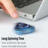 image:imageFREELOVE Metal Fidget Spinner Brass Heavy Long Spinning Toys Cool Silent Small Mini 2nd Fox Figette Spiner for Adults Men Anxiety Quiet Bearing Relief Brass1st Fox Titanium Alloy Blue Space