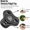 image:imageFREELOVE Metal Fidget Spinner for Adults Upgraded Fox Stainless Steel Fidget Toys High Spin Long Spinning Finger Gyro Small Mini Fidget Block Silent Bearings EDC for Men Anxiety CoolAluminum Alloy Black