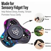image:imageFREELOVE Metal Fidget Spinner for Adults Upgraded Fox Stainless Steel Fidget Toys High Spin Long Spinning Finger Gyro Small Mini Fidget Block Silent Bearings EDC for Men Anxiety CoolAluminum Alloy Galaxy