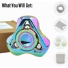 image:imageFREELOVE Metal Fidget Spinner for Adults Upgraded Fox Stainless Steel Fidget Toys High Spin Long Spinning Finger Gyro Small Mini Fidget Block Silent Bearings EDC for Men Anxiety Cool3rd Fox Stainless Steel Mirror Rainbow