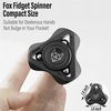 image:imageFREELOVE Metal Fidget Spinner for Adults Upgraded Fox Stainless Steel Fidget Toys High Spin Long Spinning Finger Gyro Small Mini Fidget Block Silent Bearings EDC for Men Anxiety Cool3rd Fox Stainless Steel Cnc Black