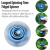 image:imageFREELOVE Metal Fidget Spinner for Adults Upgraded Fox Stainless Steel Fidget Toys High Spin Long Spinning Finger Gyro Small Mini Fidget Block Silent Bearings EDC for Men Anxiety Cool3rd Fox Stainless Steel Mirror Blue