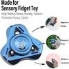 image:imageFREELOVE Metal Fidget Spinner for Adults Upgraded Fox Stainless Steel Fidget Toys High Spin Long Spinning Finger Gyro Small Mini Fidget Block Silent Bearings EDC for Men Anxiety Cool3rd Fox Stainless Steel Mirror Blue