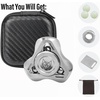 image:imageFREELOVE Metal Fidget Spinner for Adults Upgraded Fox Stainless Steel Fidget Toys High Spin Long Spinning Finger Gyro Small Mini Fidget Block Silent Bearings EDC for Men Anxiety Cool3rd Fox Stainless Steel Cnc Silver