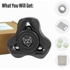 image:imageFREELOVE Metal Fidget Spinner for Adults Upgraded Fox Stainless Steel Fidget Toys High Spin Long Spinning Finger Gyro Small Mini Fidget Block Silent Bearings EDC for Men Anxiety Cool3rd Fox Stainless Steel Cnc Black