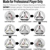 image:imageFREELOVE Metal Fidget Spinner for Adults Upgraded Fox Stainless Steel Fidget Toys High Spin Long Spinning Finger Gyro Small Mini Fidget Block Silent Bearings EDC for Men Anxiety CoolAluminum Alloy Black