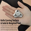 image:imageFREELOVE Metal Fidget Spinner for Adults Upgraded Fox Stainless Steel Fidget Toys High Spin Long Spinning Finger Gyro Small Mini Fidget Block Silent Bearings EDC for Men Anxiety Cool3rd Fox Stainless Steel Cnc Silver