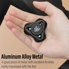 image:imageFREELOVE Metal Fidget Spinner for Adults Upgraded Fox Stainless Steel Fidget Toys High Spin Long Spinning Finger Gyro Small Mini Fidget Block Silent Bearings EDC for Men Anxiety CoolAluminum Alloy Black