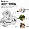 image:imageFREELOVE Metal Fidget Spinner for Adults Upgraded Fox Stainless Steel Fidget Toys High Spin Long Spinning Finger Gyro Small Mini Fidget Block Silent Bearings EDC for Men Anxiety Cool3rd Fox Stainless Steel Cnc Silver
