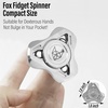 image:imageFREELOVE Metal Fidget Spinner for Adults Upgraded Fox Stainless Steel Fidget Toys High Spin Long Spinning Finger Gyro Small Mini Fidget Block Silent Bearings EDC for Men Anxiety Cool3rd Fox Stainless Steel Cnc Silver