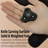 image:imageFREELOVE Metal Fidget Spinner for Adults Upgraded Fox Stainless Steel Fidget Toys High Spin Long Spinning Finger Gyro Small Mini Fidget Block Silent Bearings EDC for Men Anxiety Cool3rd Fox Stainless Steel Cnc Black